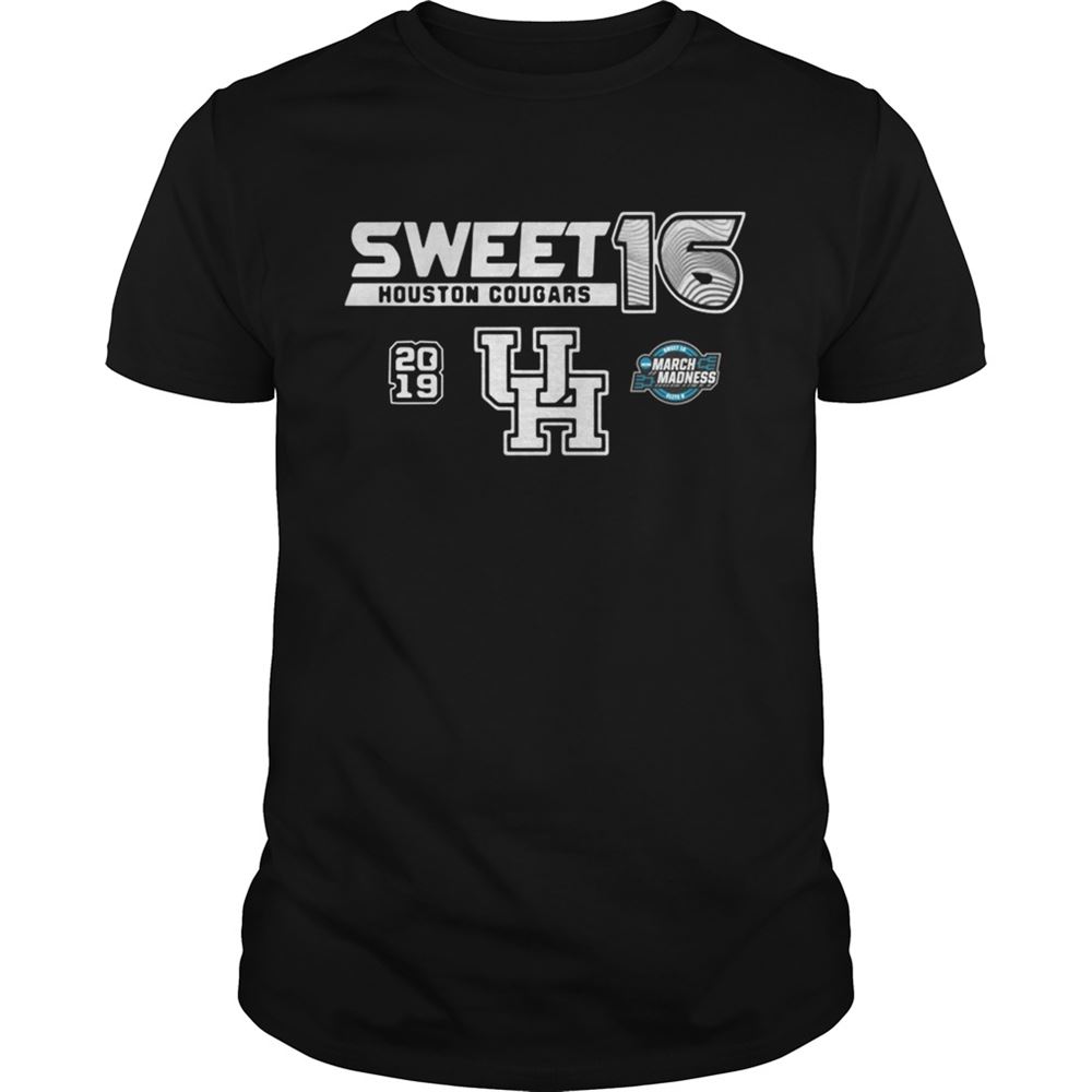 Awesome Houston Cougars 2019 Ncaa Basketball Tournament March Madness Sweet 16 Shirt 