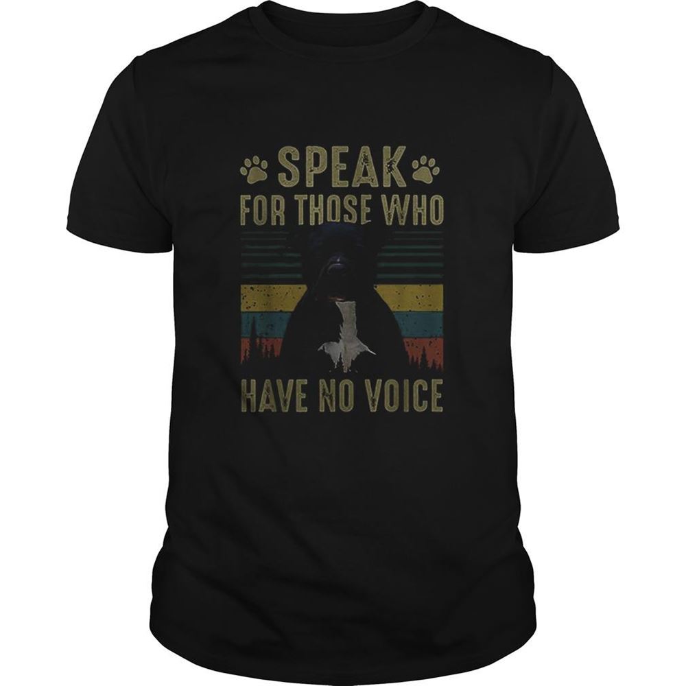 Limited Editon American Bully Speak For Those Who Have No Voice Vintage Shirt 