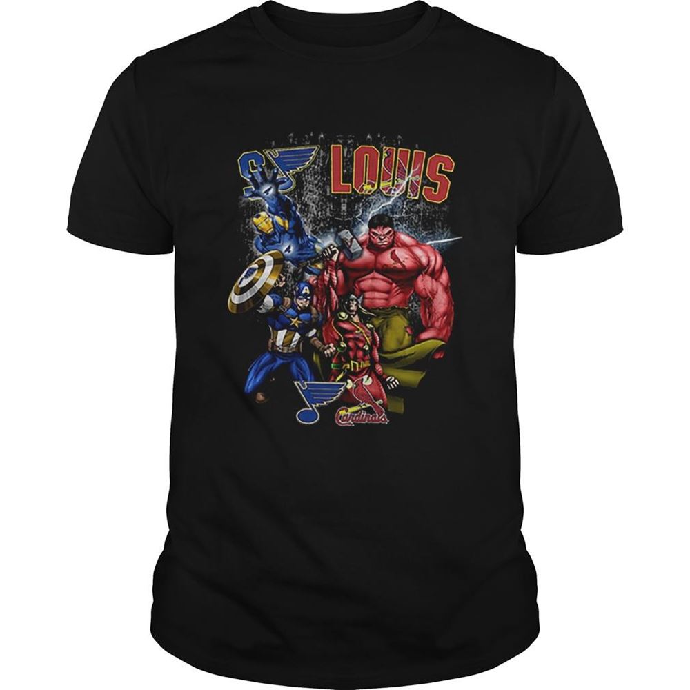 High Quality Avengers St Louis Cardinals Shirt 