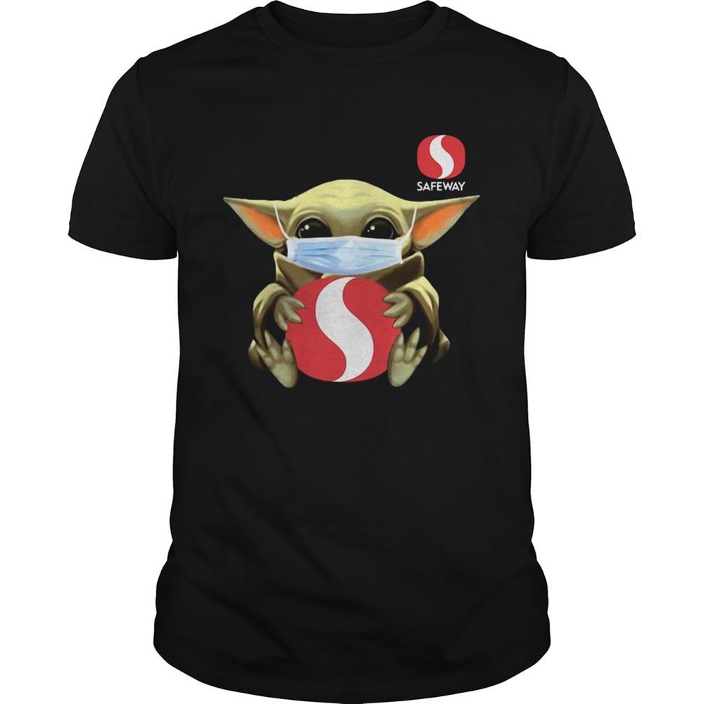 Special Baby Yoda Face Mask Hug Safeway Shirt 