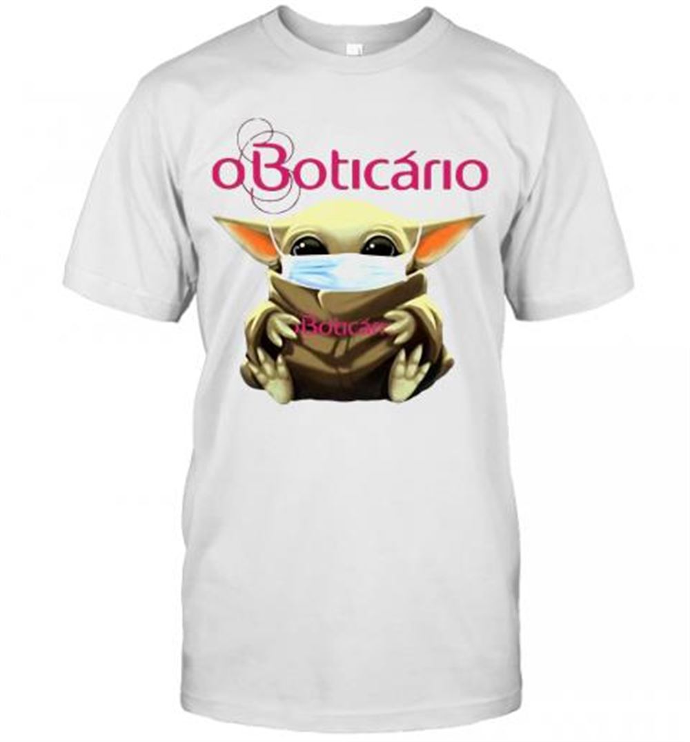 Attractive Baby Yoda Hug Oboticario Mask T-shirt 