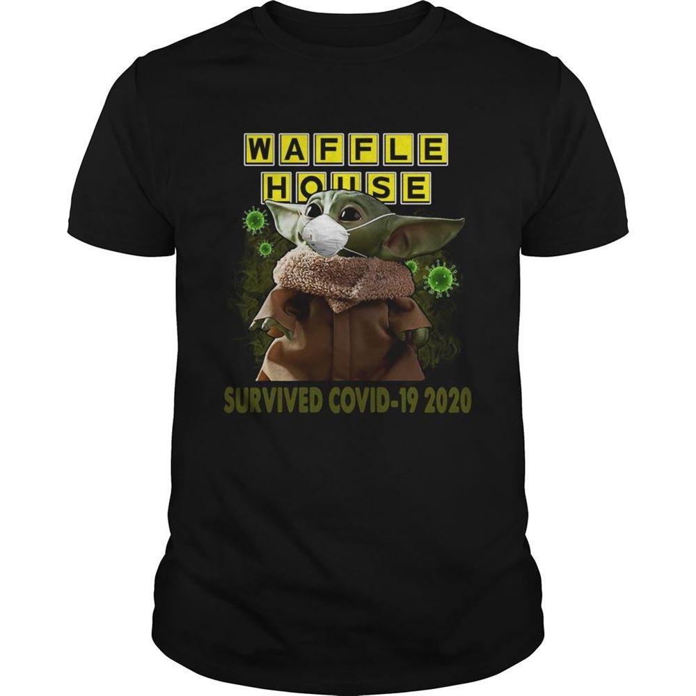 Limited Editon Baby Yoda Waffle House Survived Covid 19 2020 Shirt 