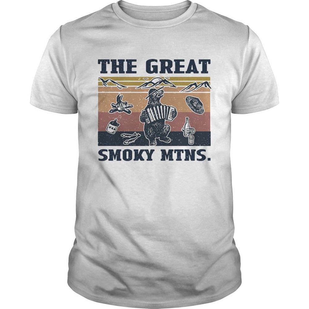 Great Bear The Great Smoky Mtns Vintage Shirt 