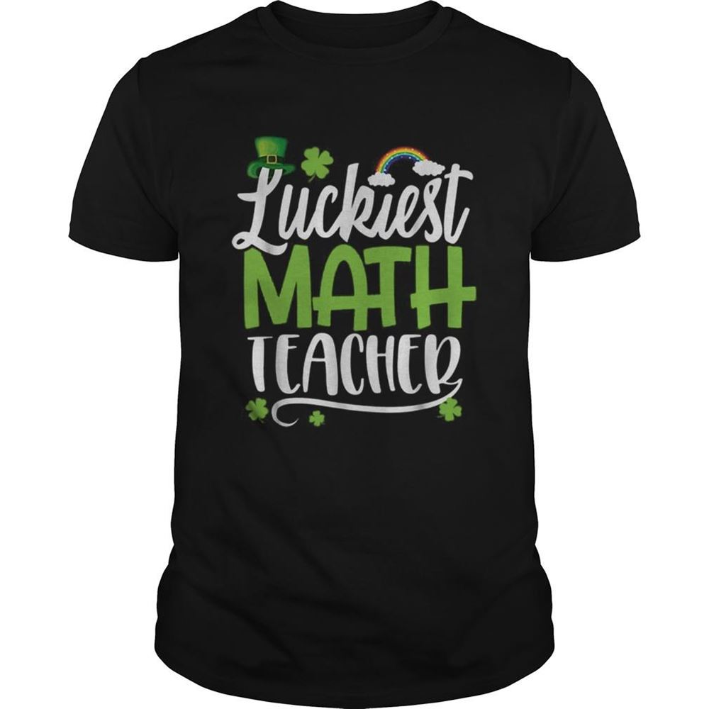 Promotions Beautiful Luckiest Math Ever Funny St Patrick Day Shirt 