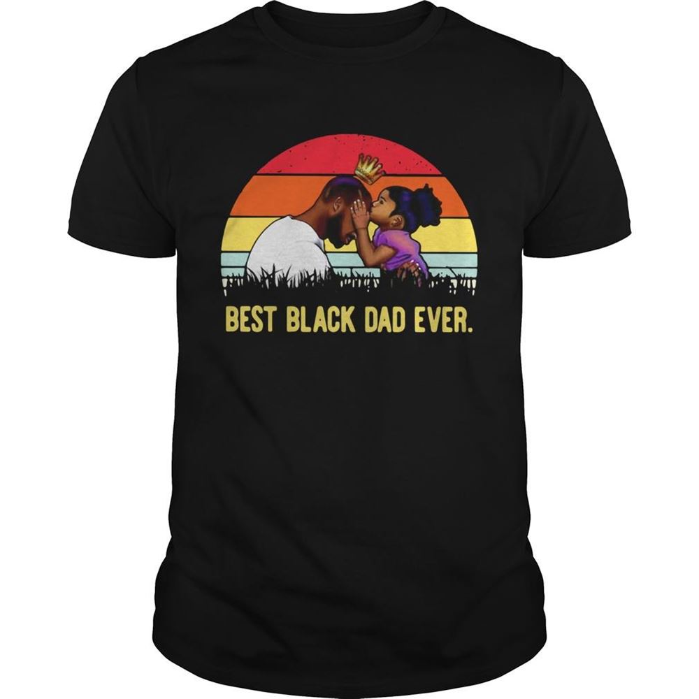 Special Best Black Dad Ever Sunset Vintage Shirt 