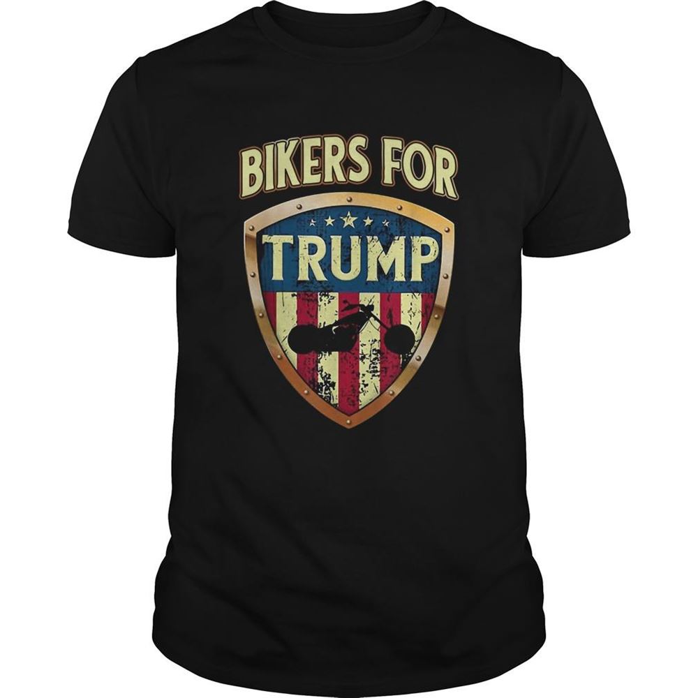 Gifts Bikers For Trump Shirt 