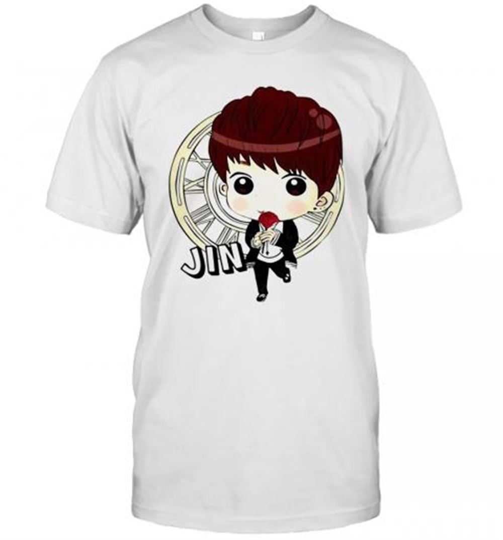 Awesome Bts Bangtan Boy Same Cartoon Jin T-shirt 