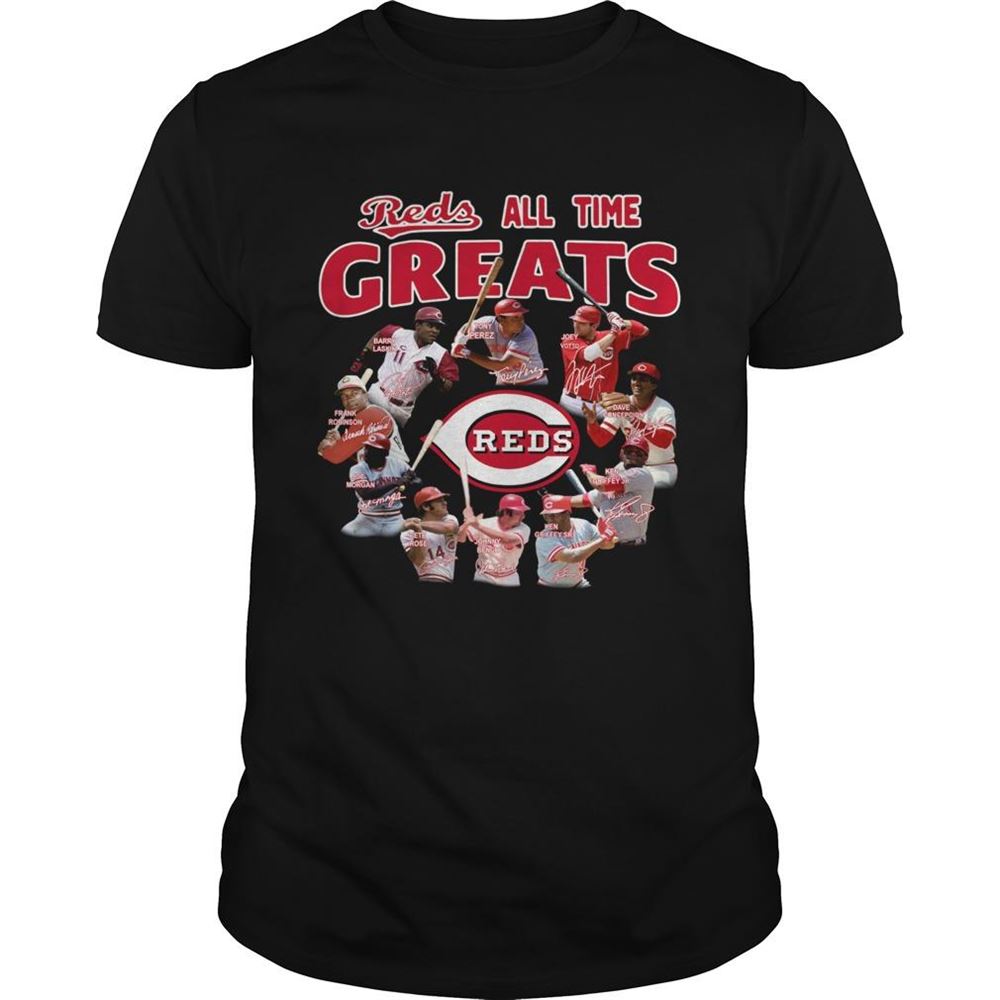 Special Cincinnati Reds Alltime Greats Players Signatures Shirt 