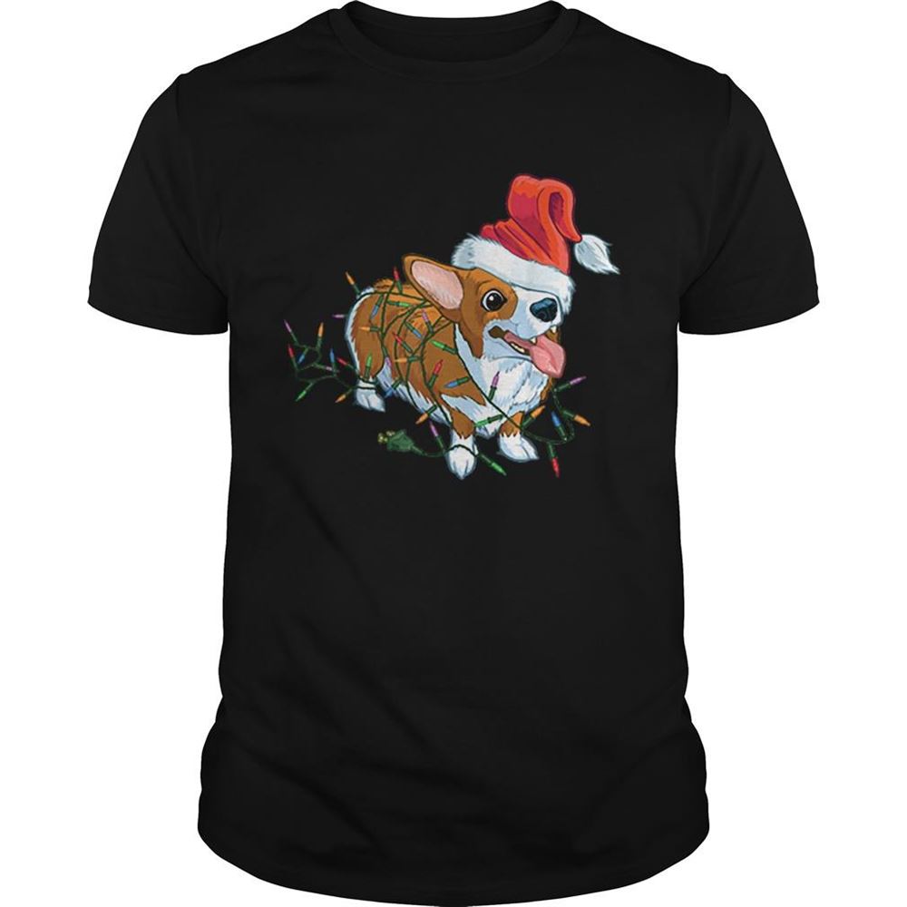 Interesting Corgi Dogs Tree Christmas Shirt 