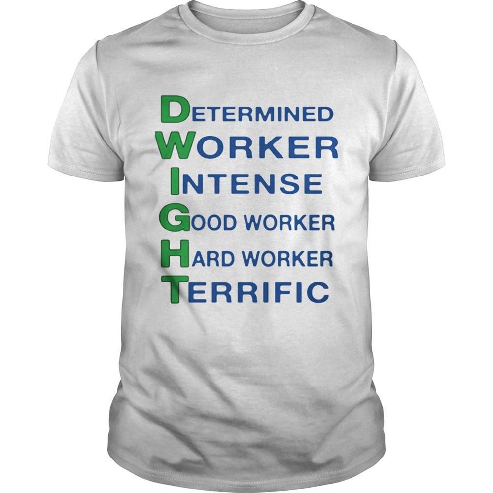 Amazing Determined Worker Intense Good Worker Hard Worke 2020 Shirt 