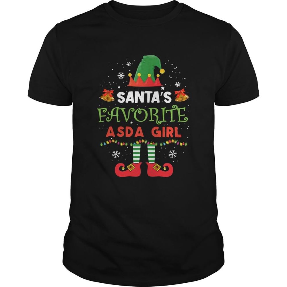 Great Elf Santas Favorite Asda Girl Shirt 