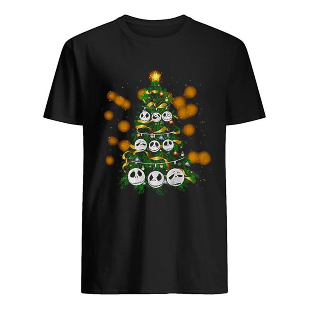 Special Face Jack Skellington Christmas Tree Shirt 