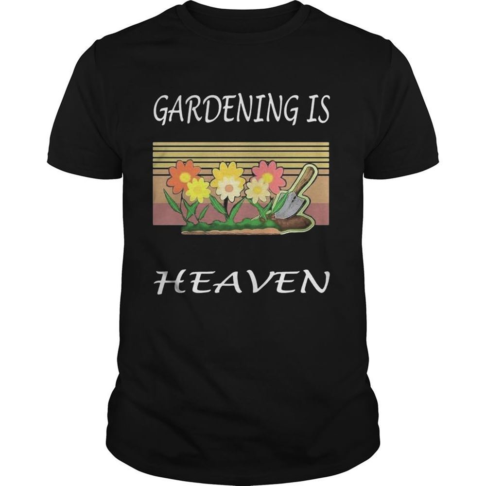 Promotions Gardening Is Heaven Vintage Shirt 