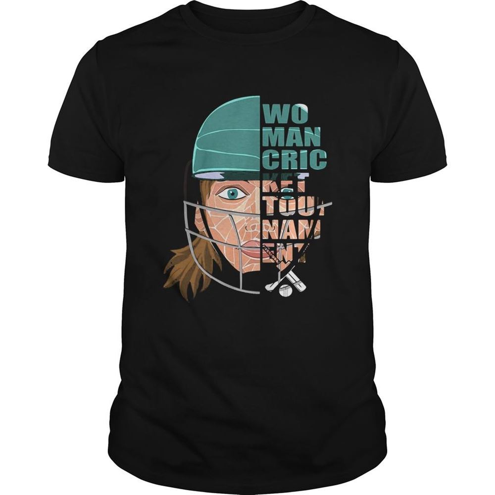 Amazing Helmet Women Cricket Tournament Shirt 