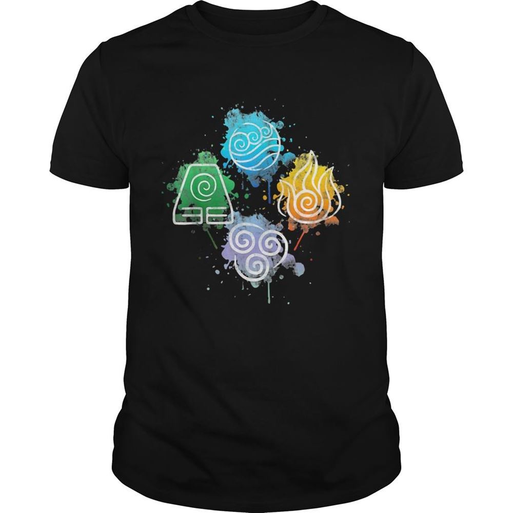 Attractive Avatar Four Elements Fire Water Earth Air Shirt 