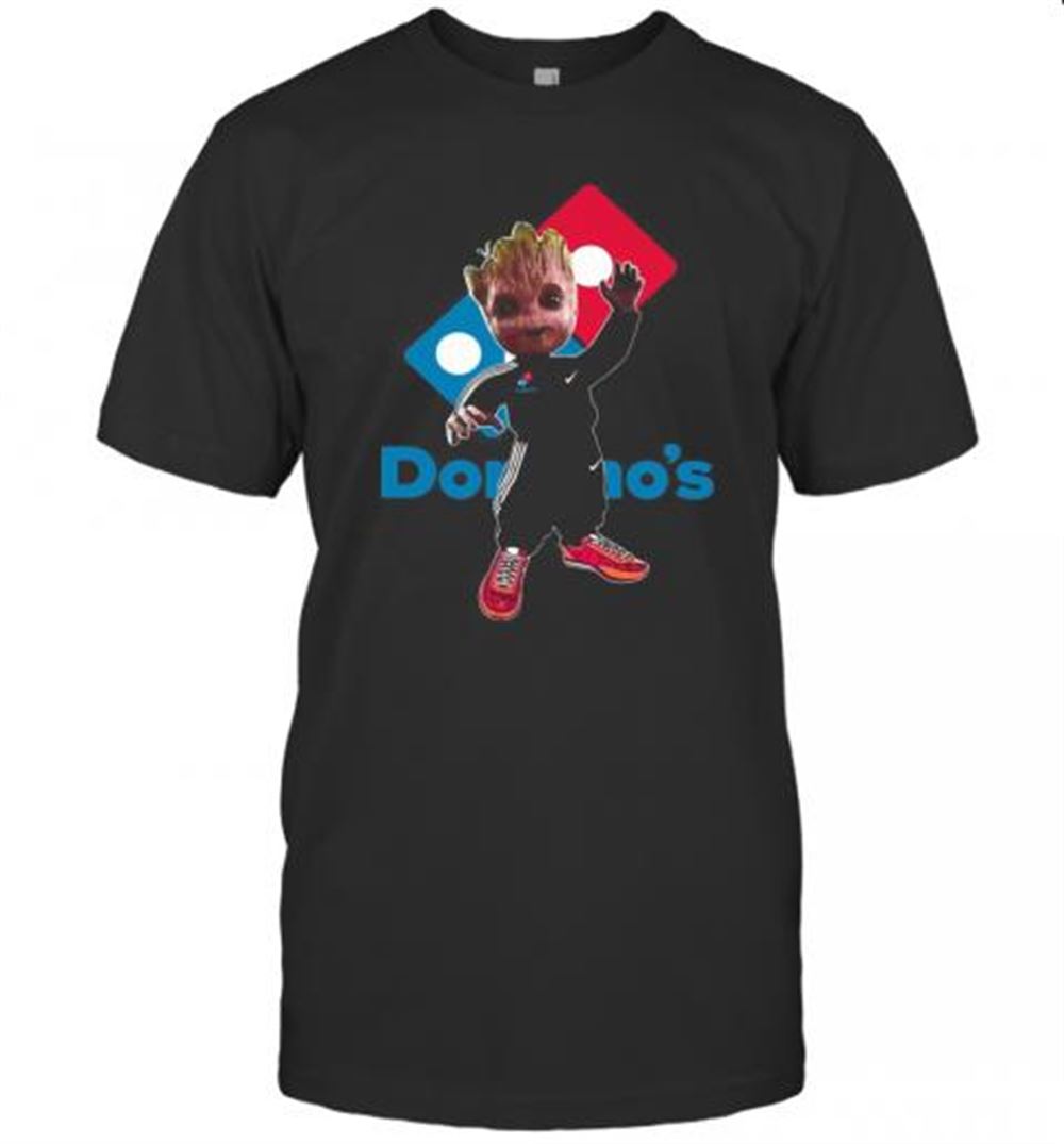 Gifts Baby Groot Domino's Logo T-shirt 