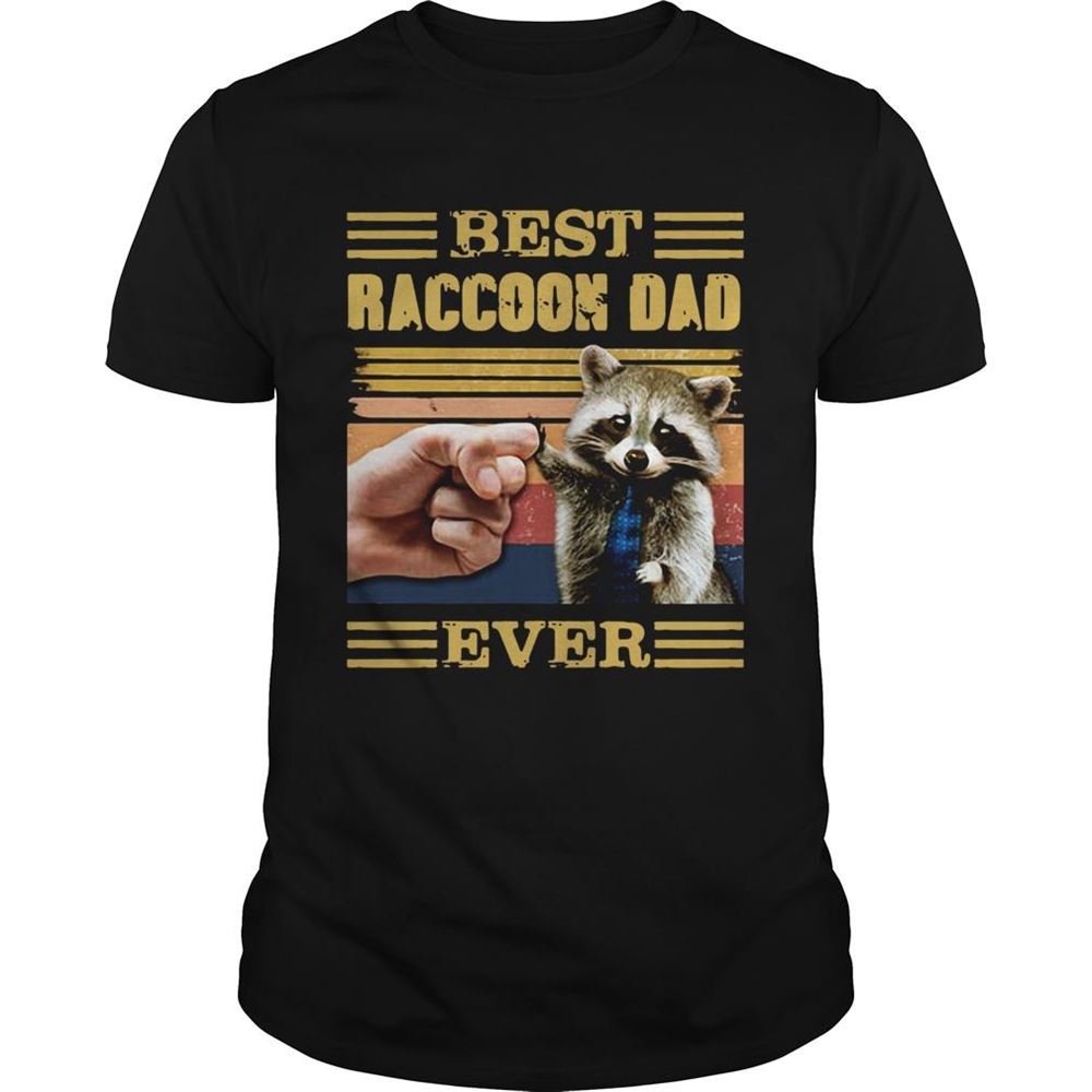 Interesting Best Raccoon Dad Ever Vintage Shirt 