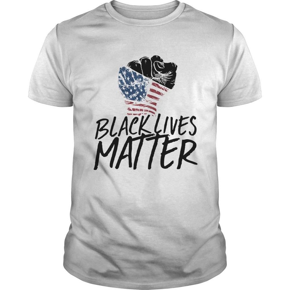 Promotions Black Lives Matter Hand American Flag Veteran Independence Day Shirt 