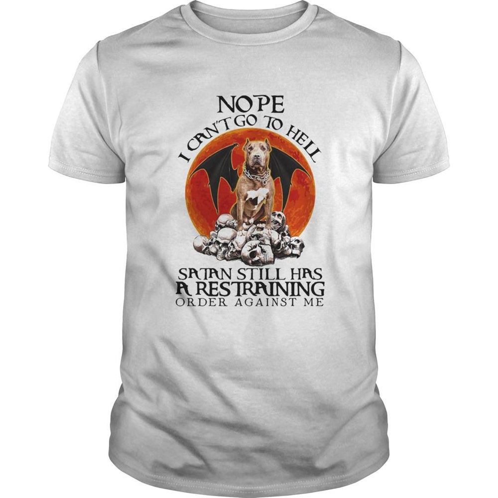 Best Boxer Skulls Nope I Cant Go To Hell Satan Still Has A Restraining Order Against Me Sunset Shirt 