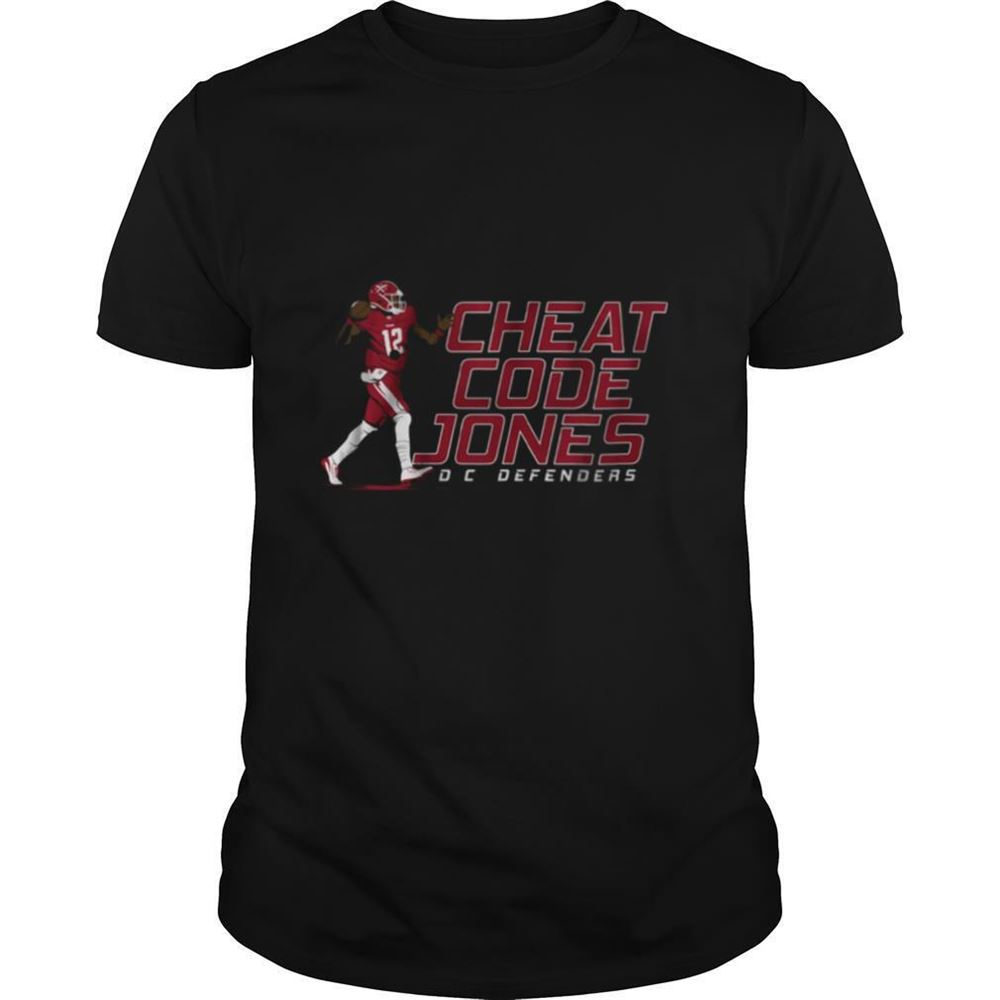 Special Cheat Code Jones Dc Defenders Football Shirt 