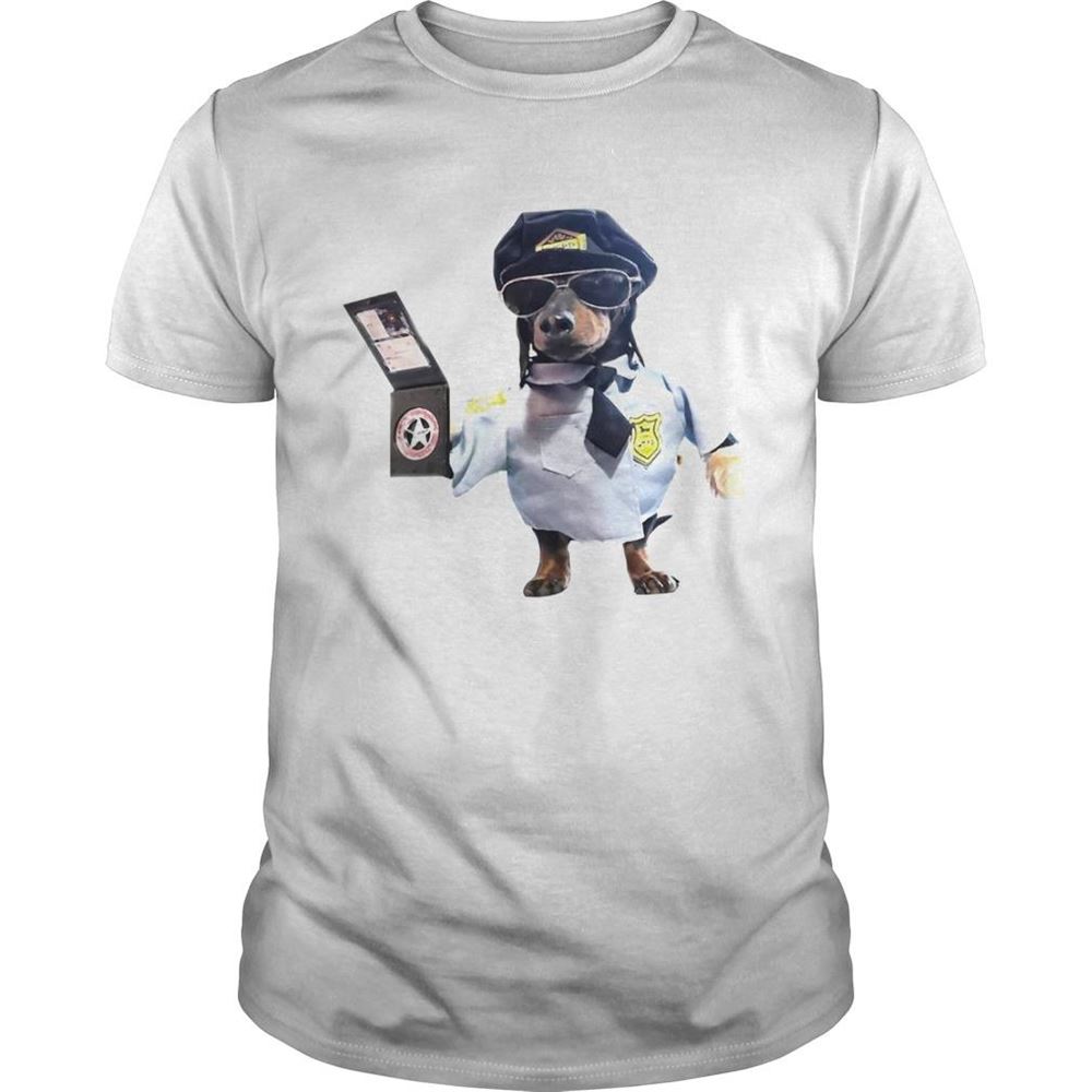 Promotions Dachshund Police Shirt 