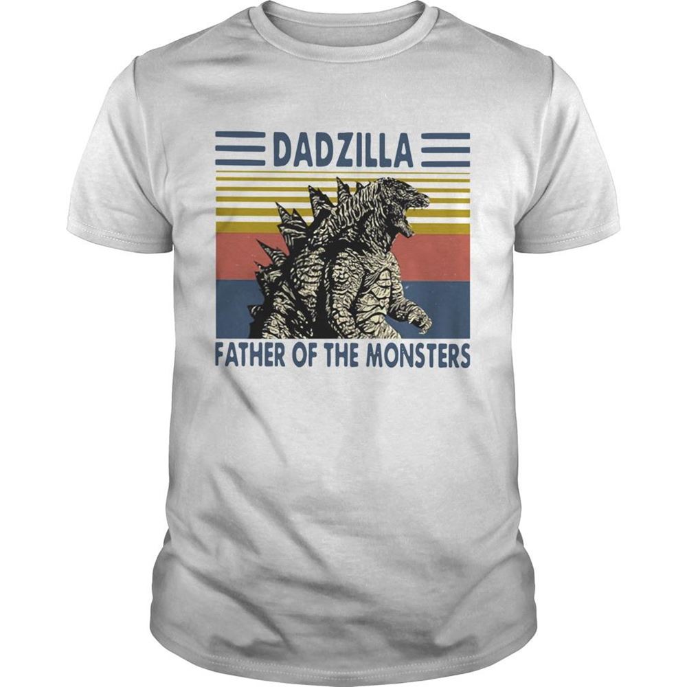 Awesome Dadzilla Father Of The Monsters Vintage Shirt 