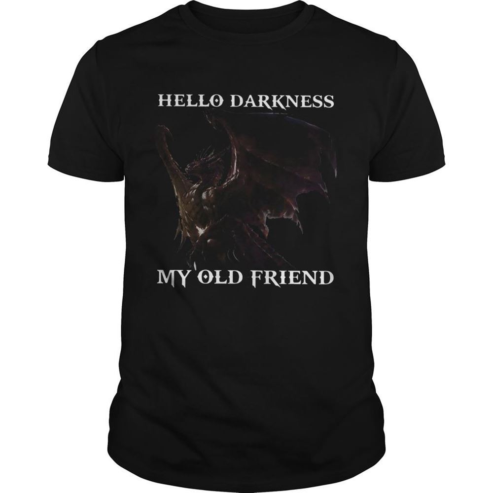 Gifts Drangon Hello Darkness My Old Friend Shirt 