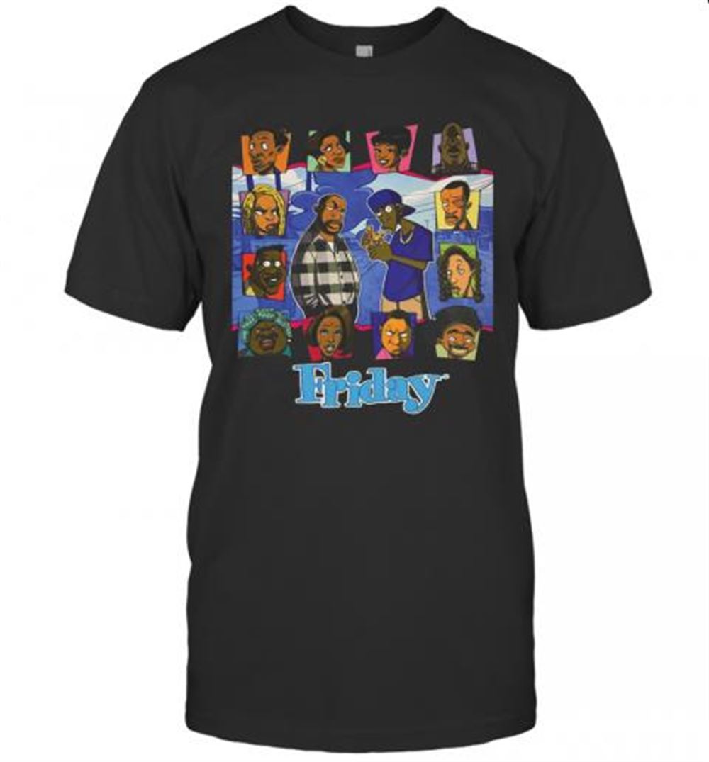 Promotions Friday Animated Craig And Smokey Cartoon T-shirt 