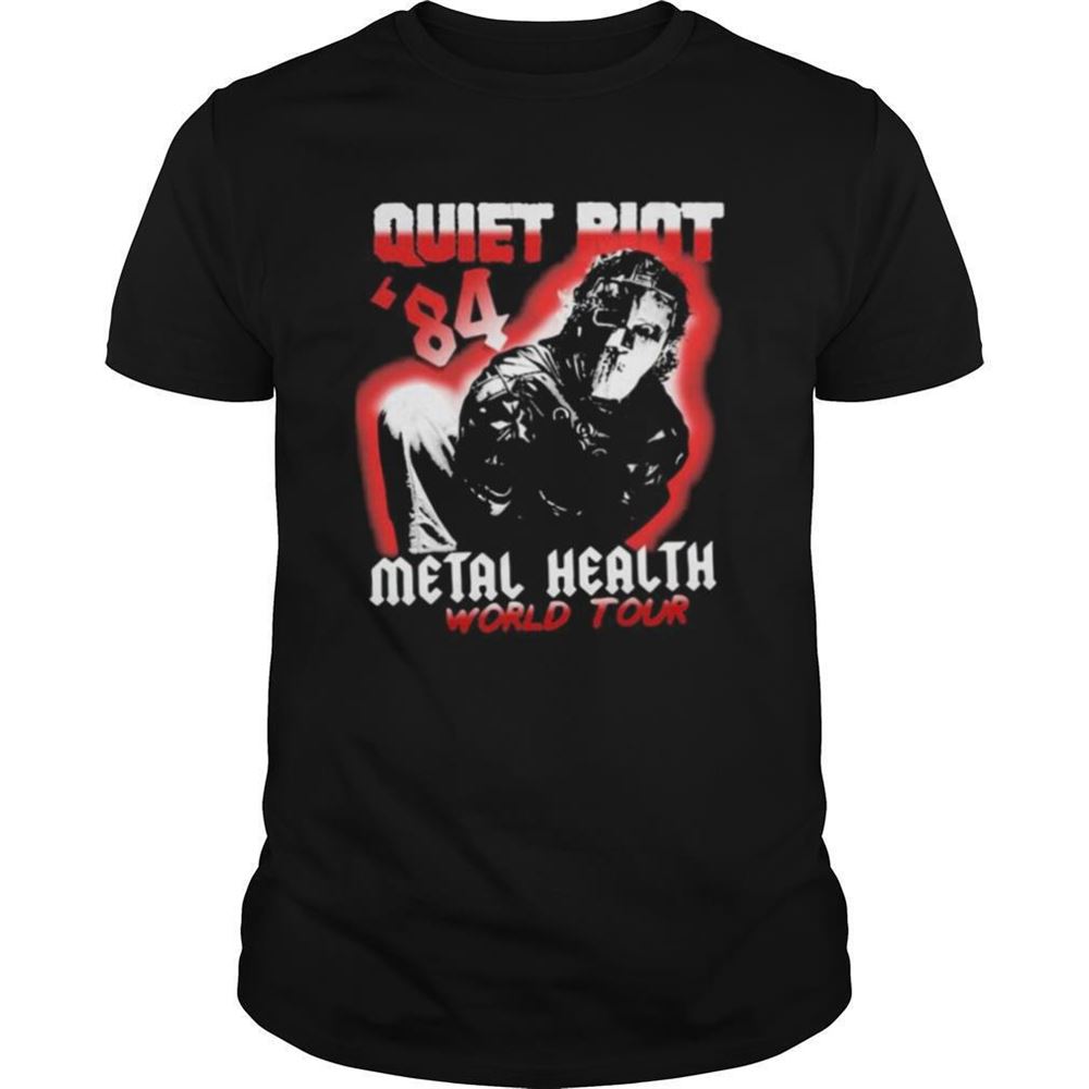Great Halloween Quiet Riot 84 Mental Health World Tour Shirt 