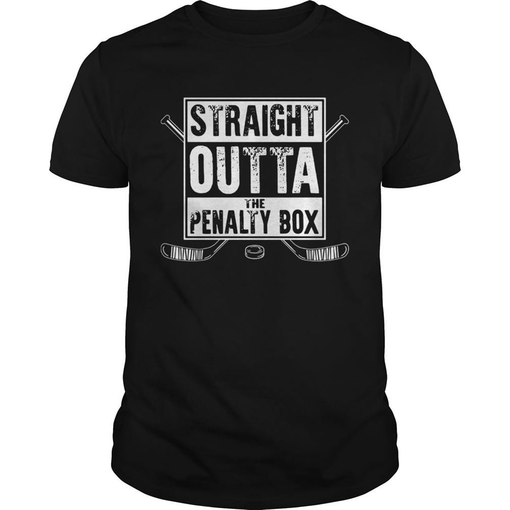 Great Hockey Straight Outta The Penalty Box Line Shirt 