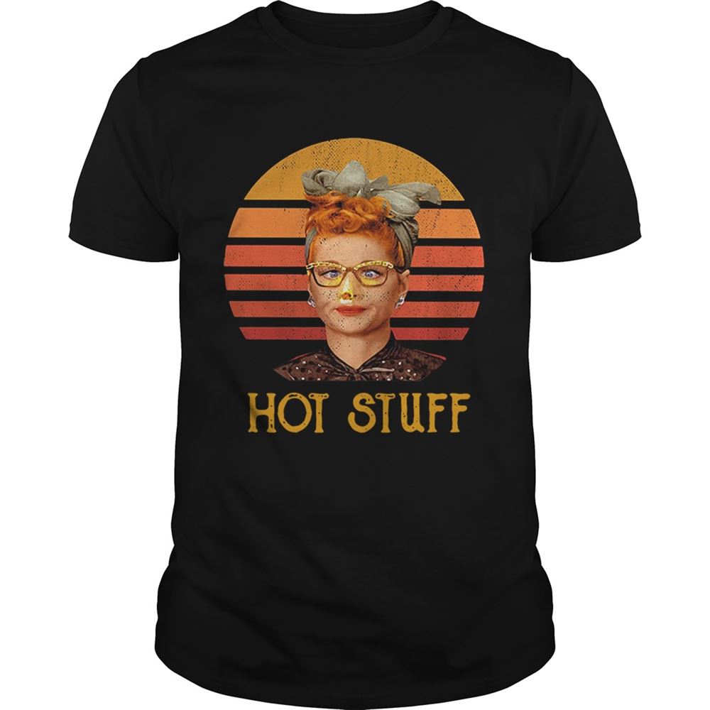 Awesome I Love Lucy Nose On Fire Hot Stuff Retro Shirt 