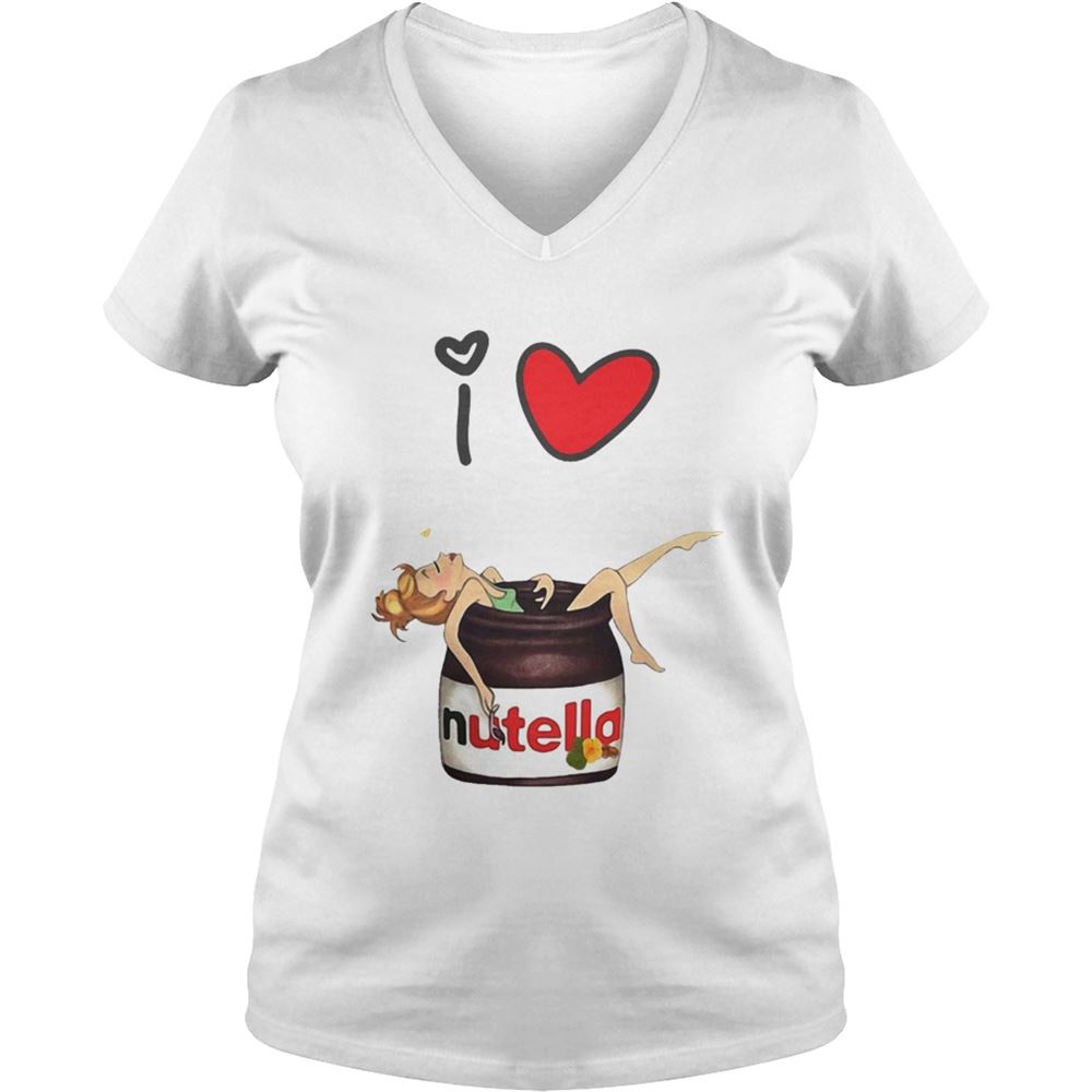 Interesting I Love Nutella Shirt 
