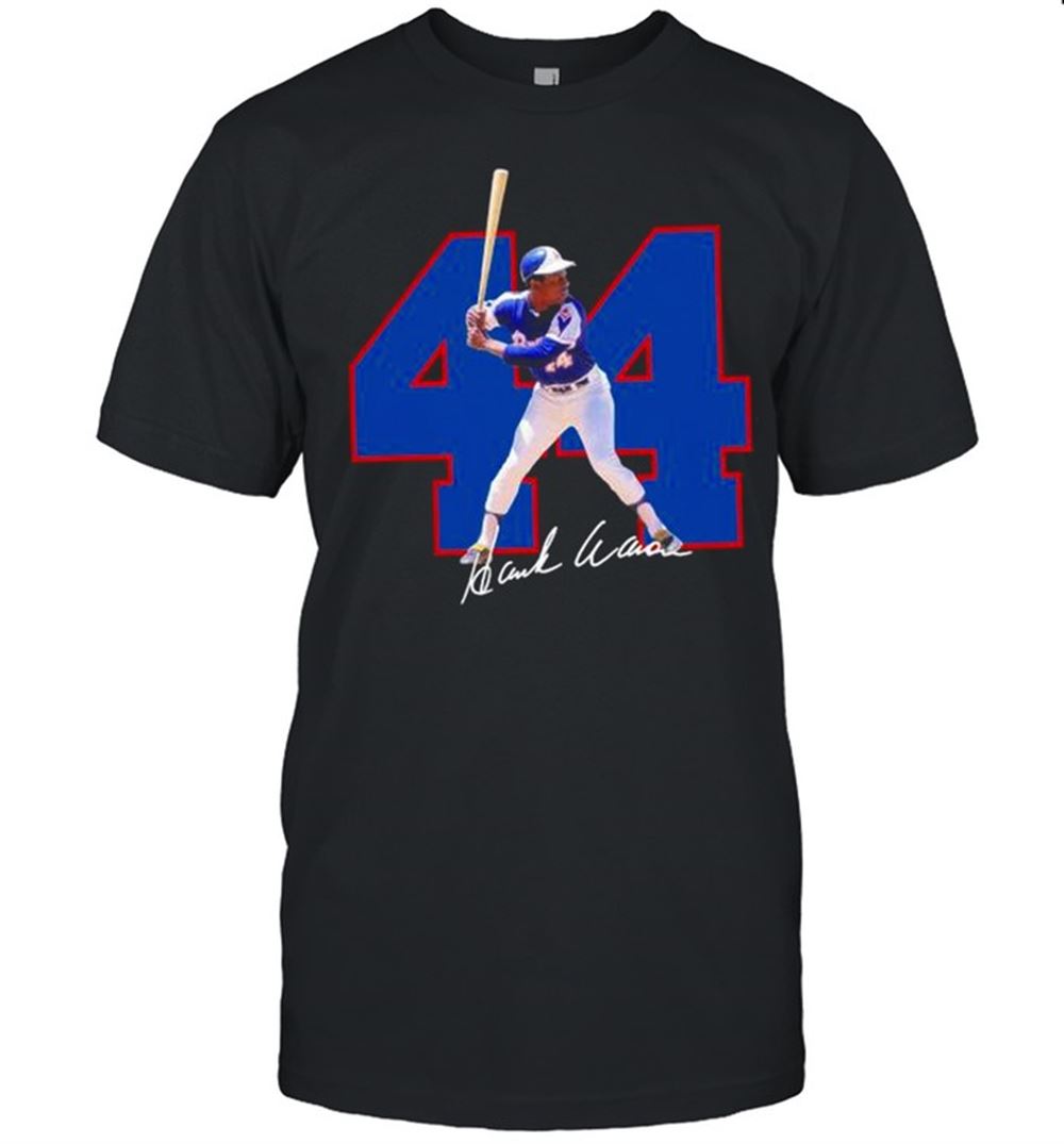 Happy 44 Hank Aaron Signature 2021 Shirt 