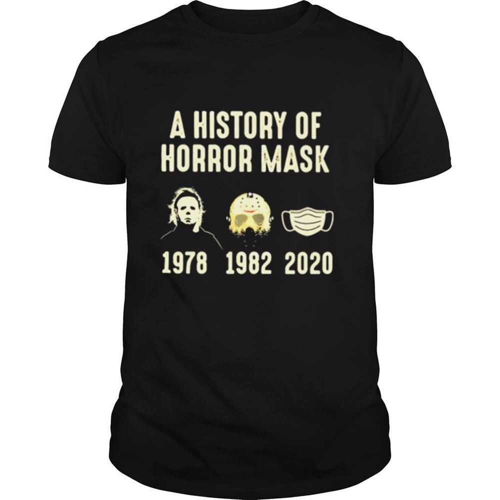 Special A History Of Horror Mask 1978 2020 Shirt 