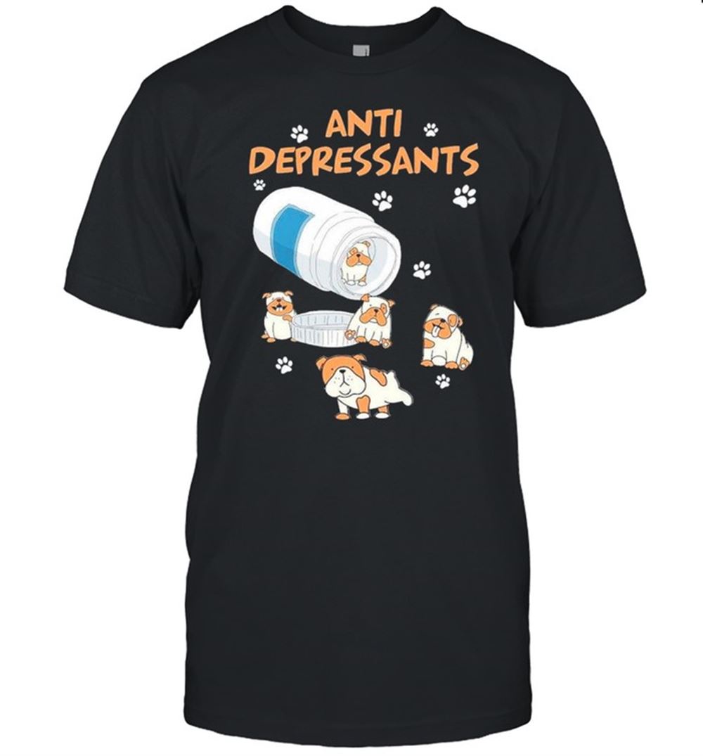 Awesome Antidepressants Pug Shirt 
