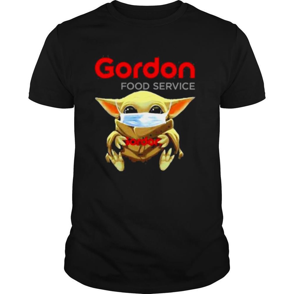 Great Baby Yoda Mask Gordon Food Coronavirus Shirt 