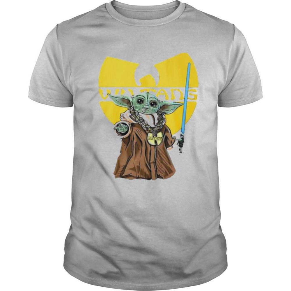 Promotions Baby Yoda Style Wu Tang Shirt 