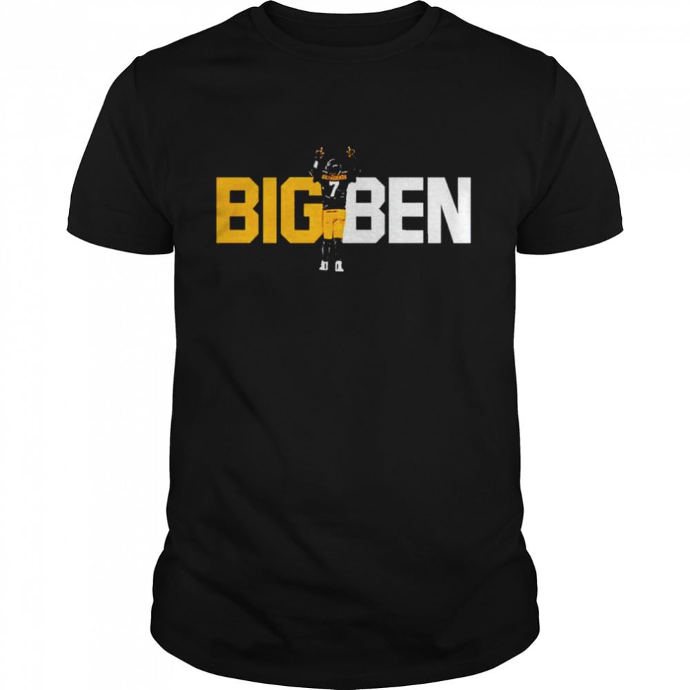 Best Ben Roethlisberger Big Ben One Last Time Shirt 