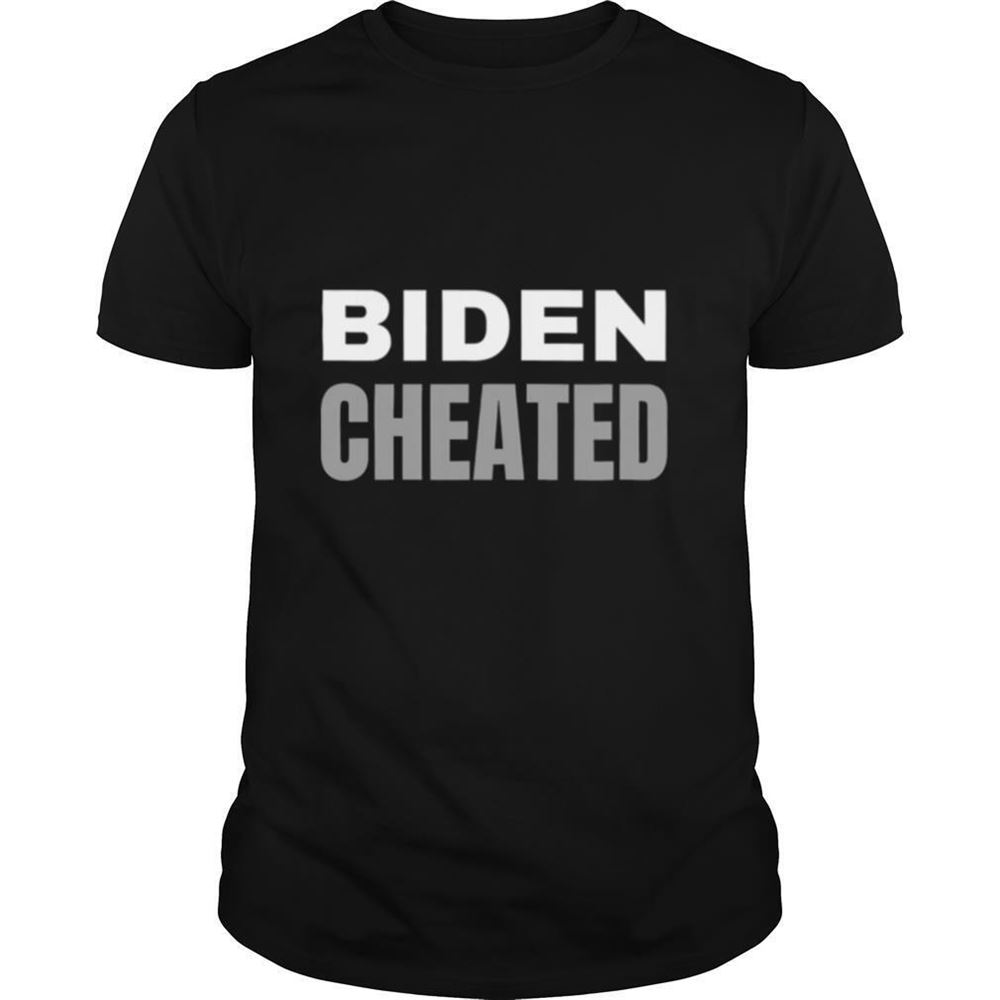 Promotions Biden Cheated Biden Not My President Trump Shirt 