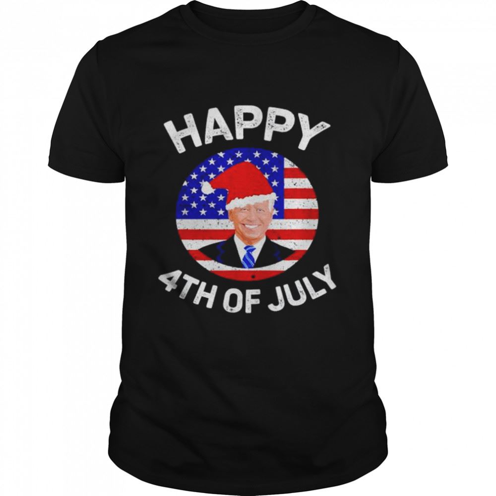 Awesome Biden Happy 4th Of July Christmas Shirt 