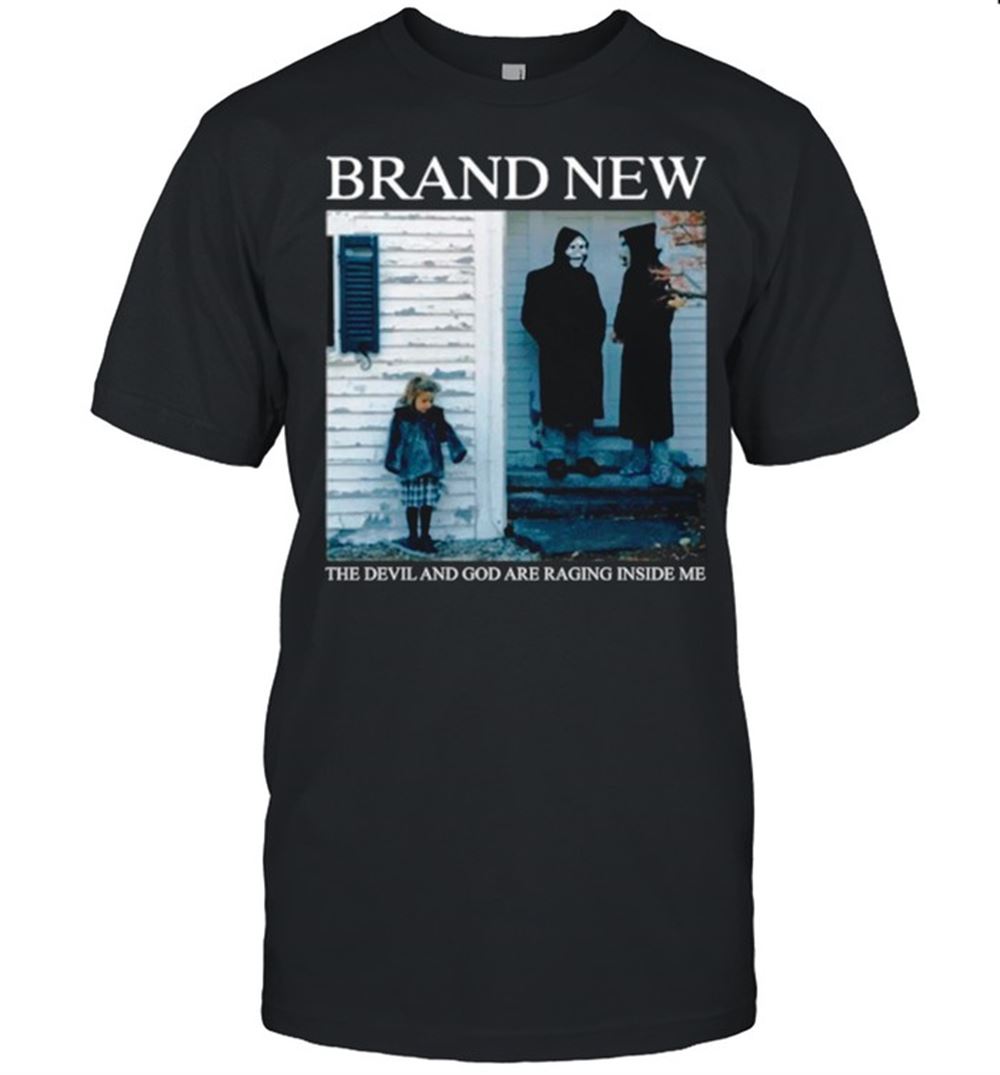 Promotions Brand New The Devil And God Are Raging Inside Me Shirt 