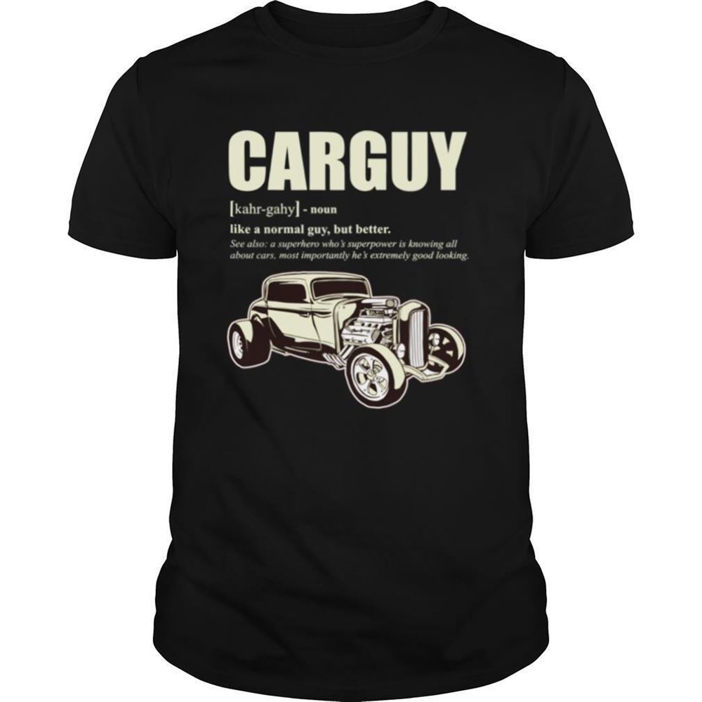 Promotions Car Guy With Definition Of A Carguy Shirt 