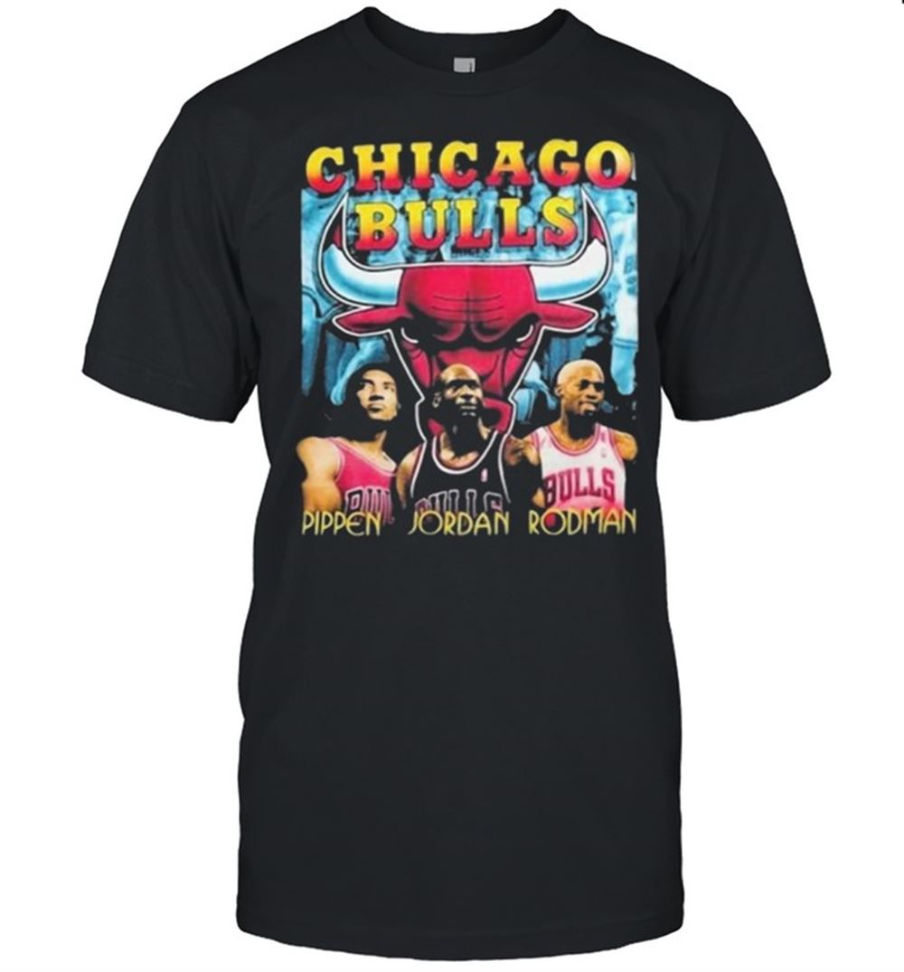 Promotions Chicago Bulls Pippen Jordan Rodman Shirt 