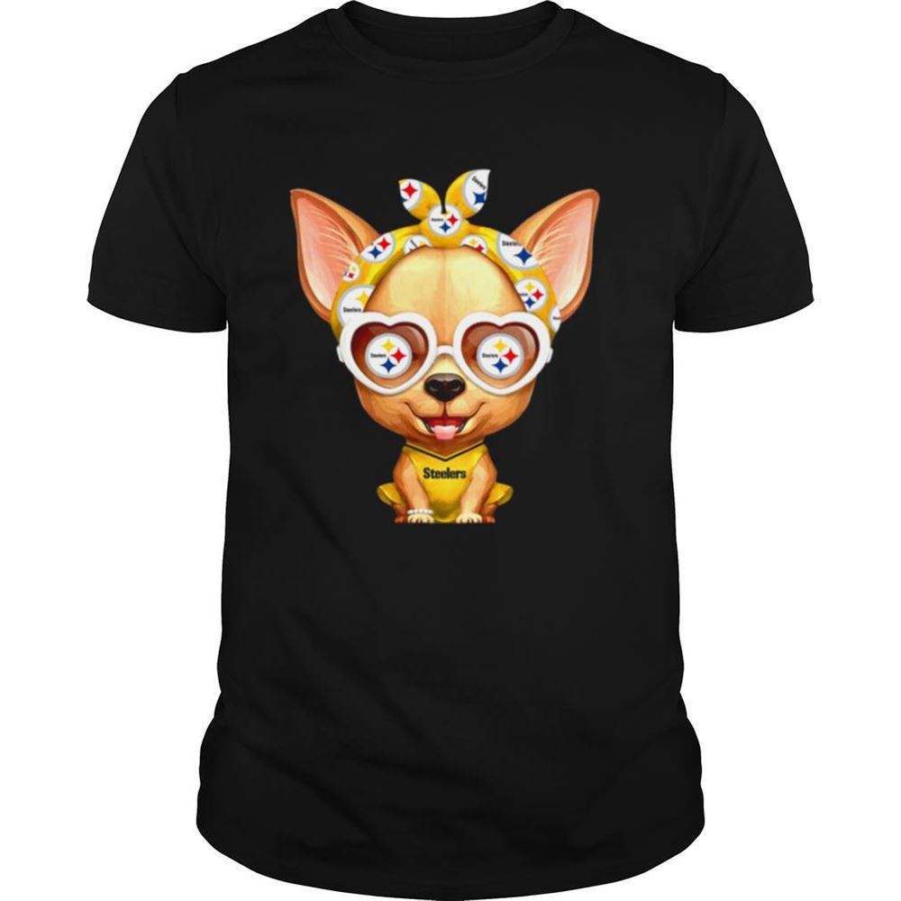 Interesting Chihuahua Pittsburgh Steelers Shirt 
