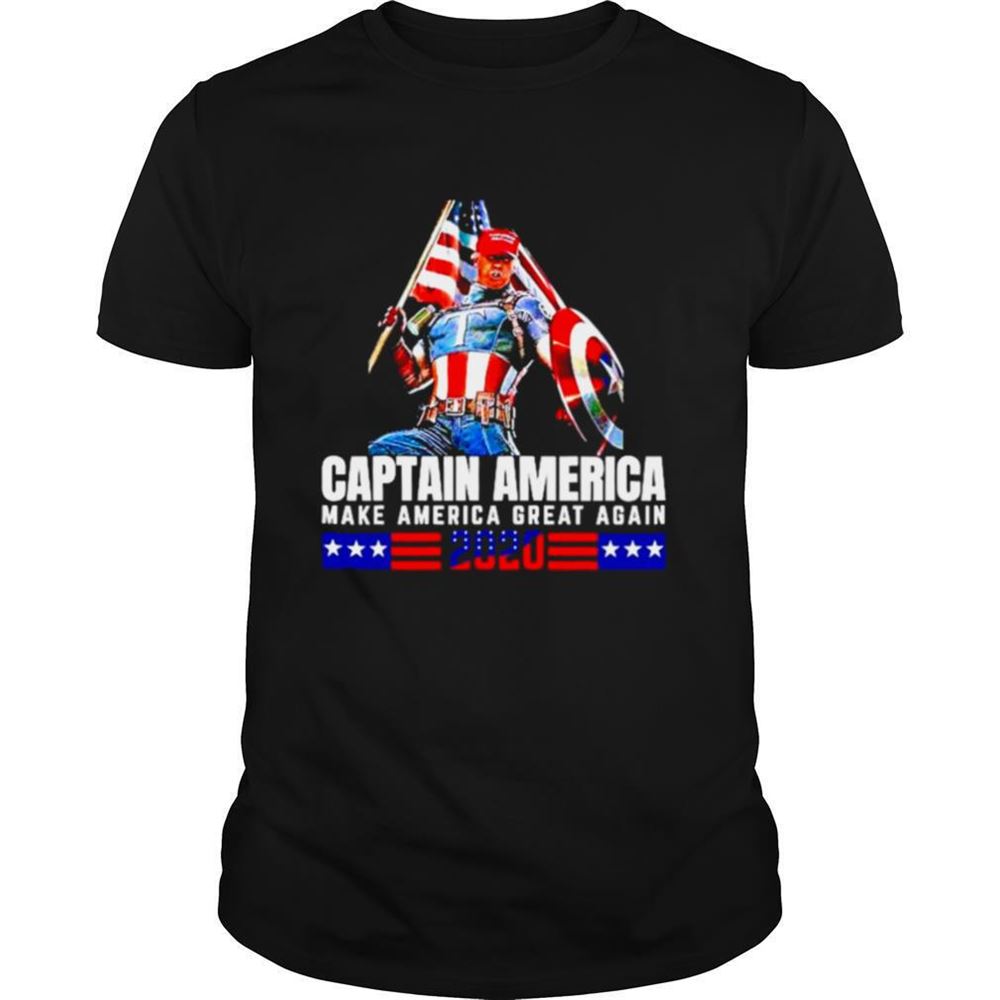 Interesting Donald Trump Captain America Make America Great Again 2020 Shirt 