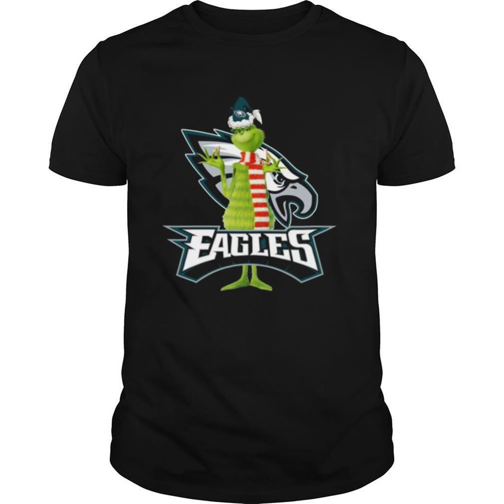 Best Grinch Philadelphia Eagles Christmas Shirt 