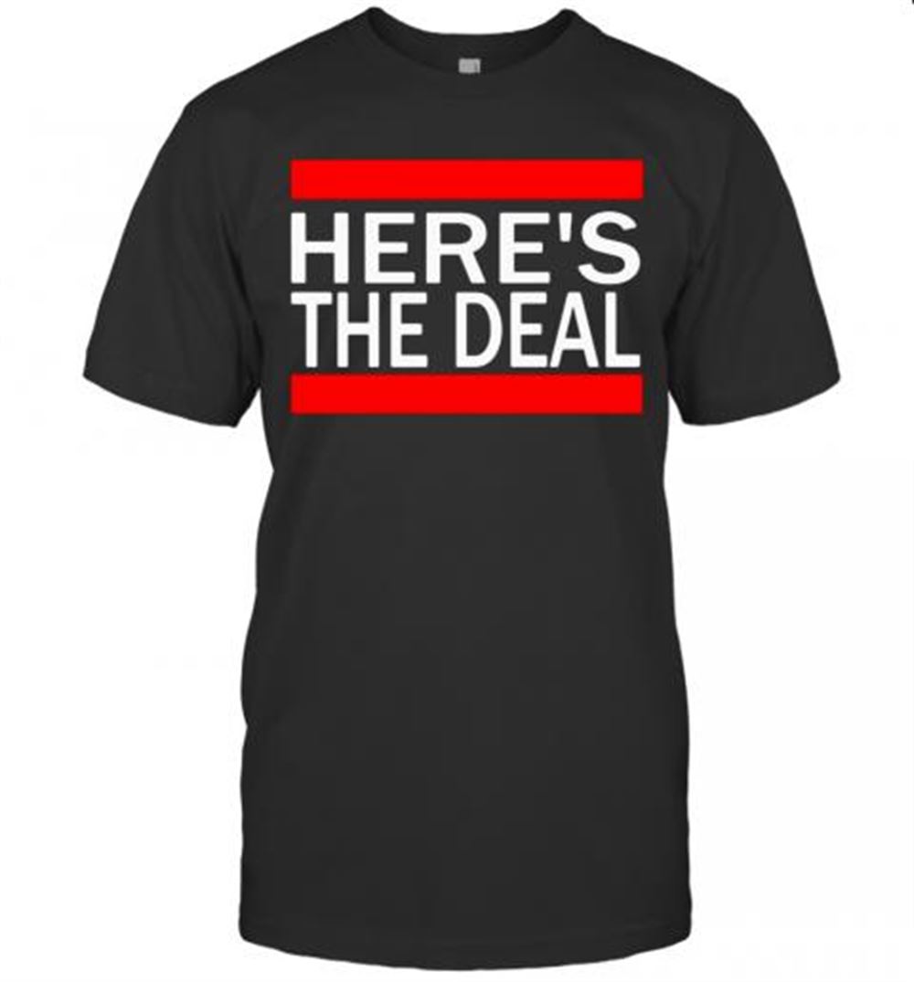 Gifts Here's The Deal Words From A Crazy Debate With Joe Biden T-shirt 