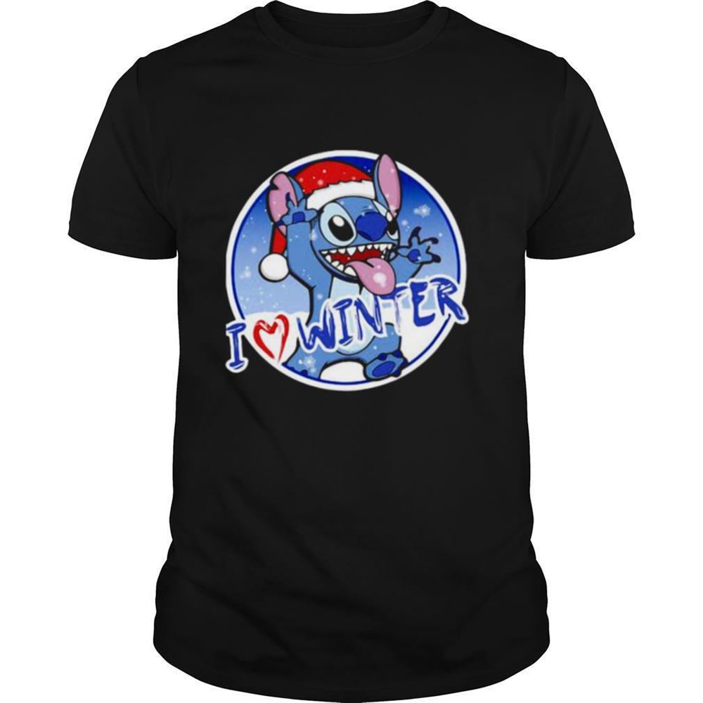 Attractive I Love Winner Stitch Wear Santa Hat Xmas Shirt 