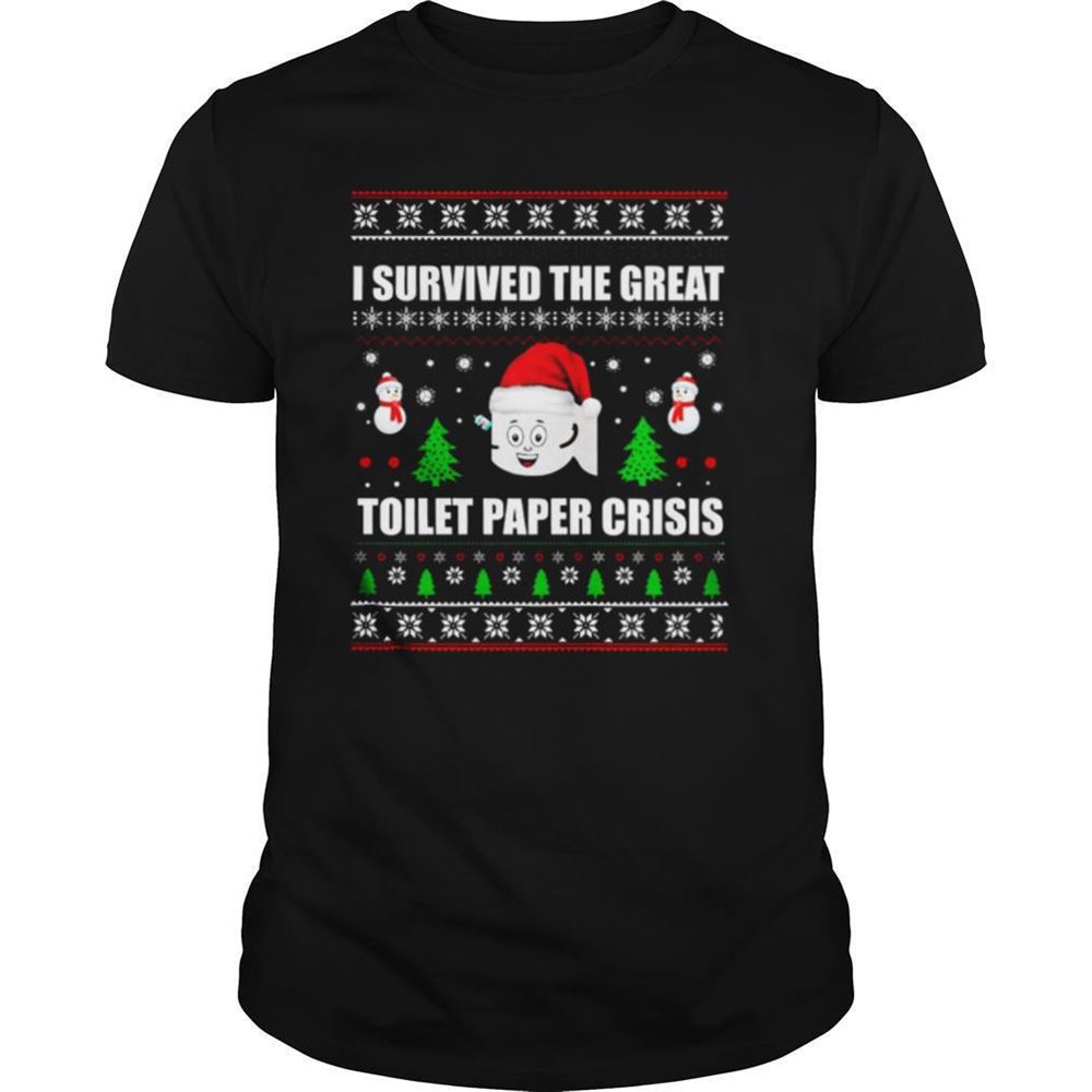 Special I Survived The Great Toilet Paper Crisis Christmas Shirt 