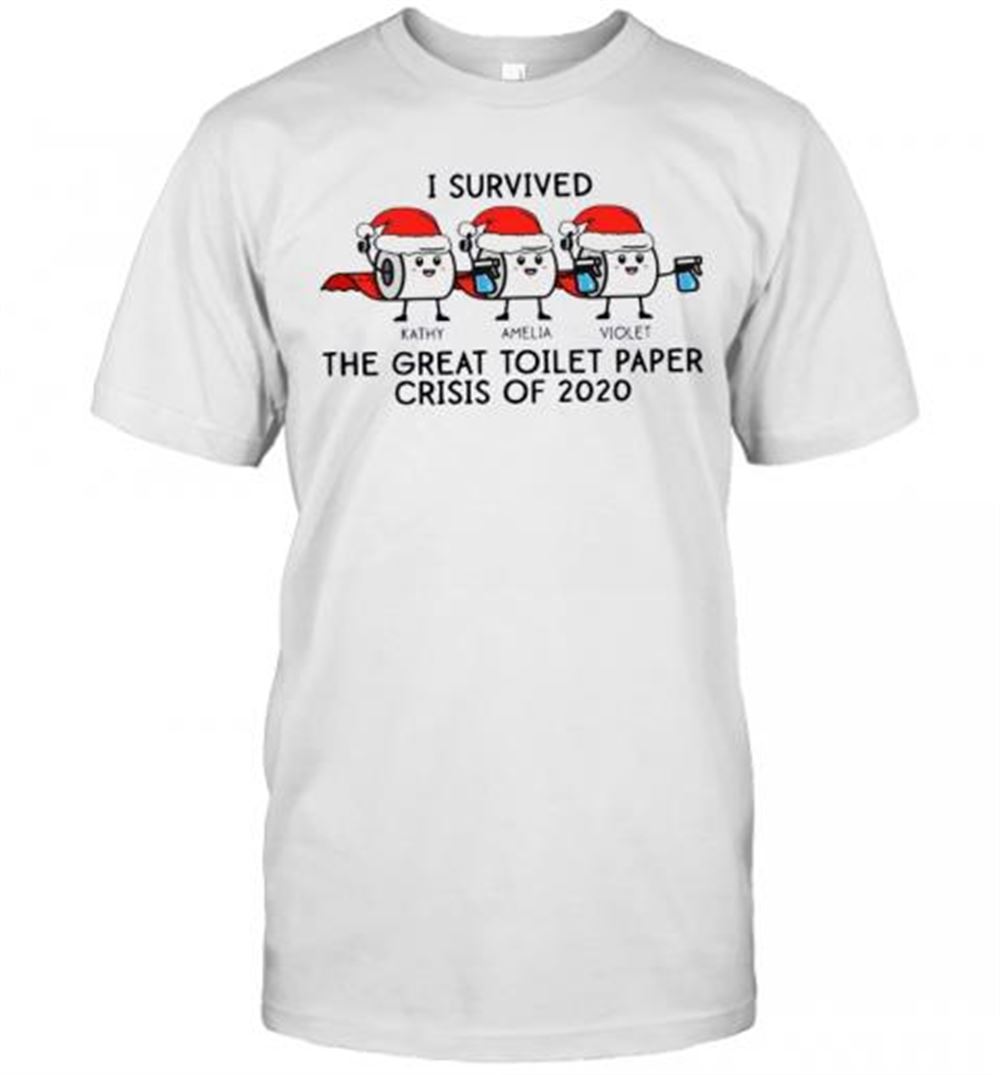 Amazing I Survived The Great Toilet Paper Crisis Of 2020 Christmas T-shirt 